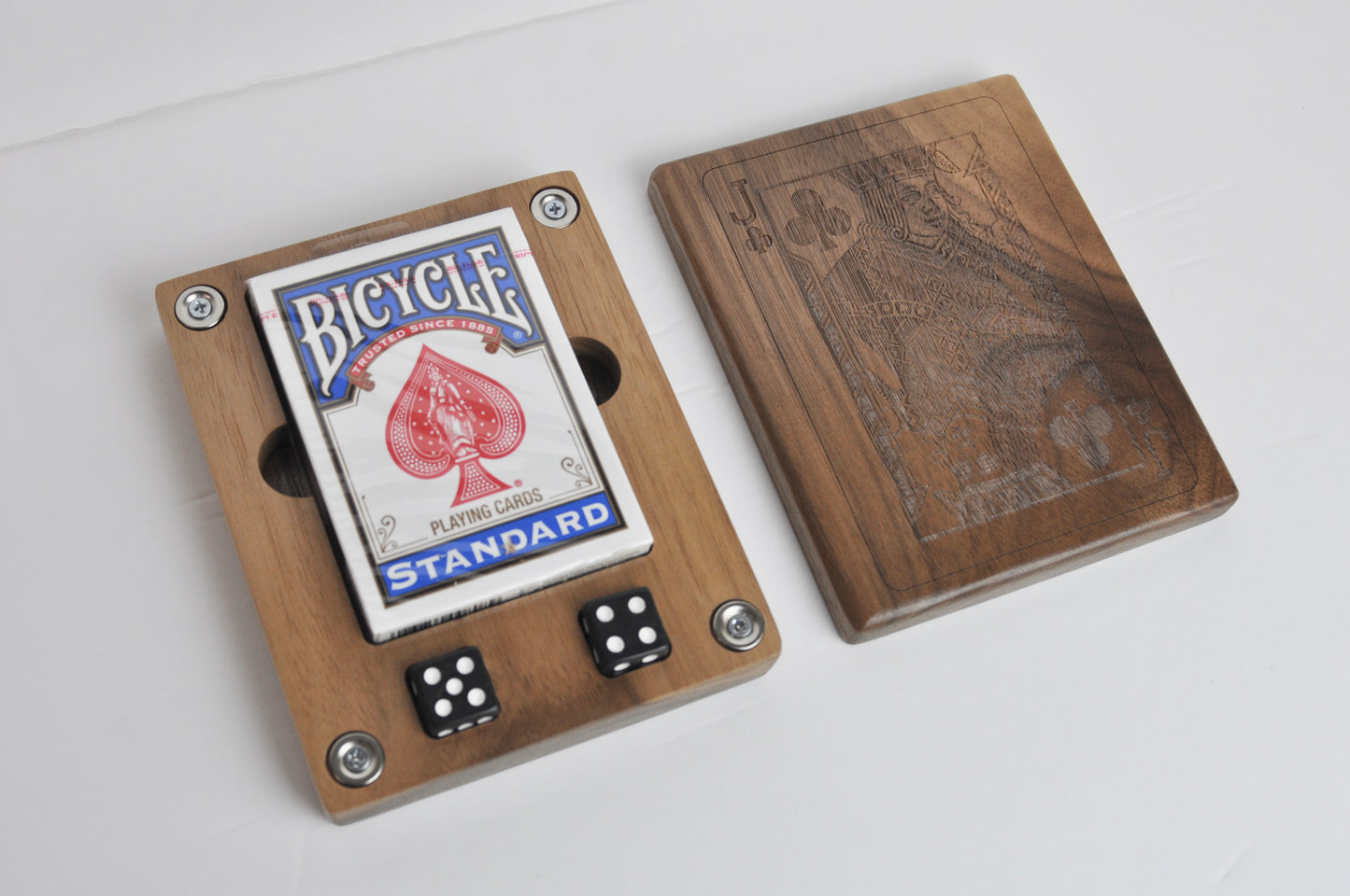 Custom Wood Playing Card Box