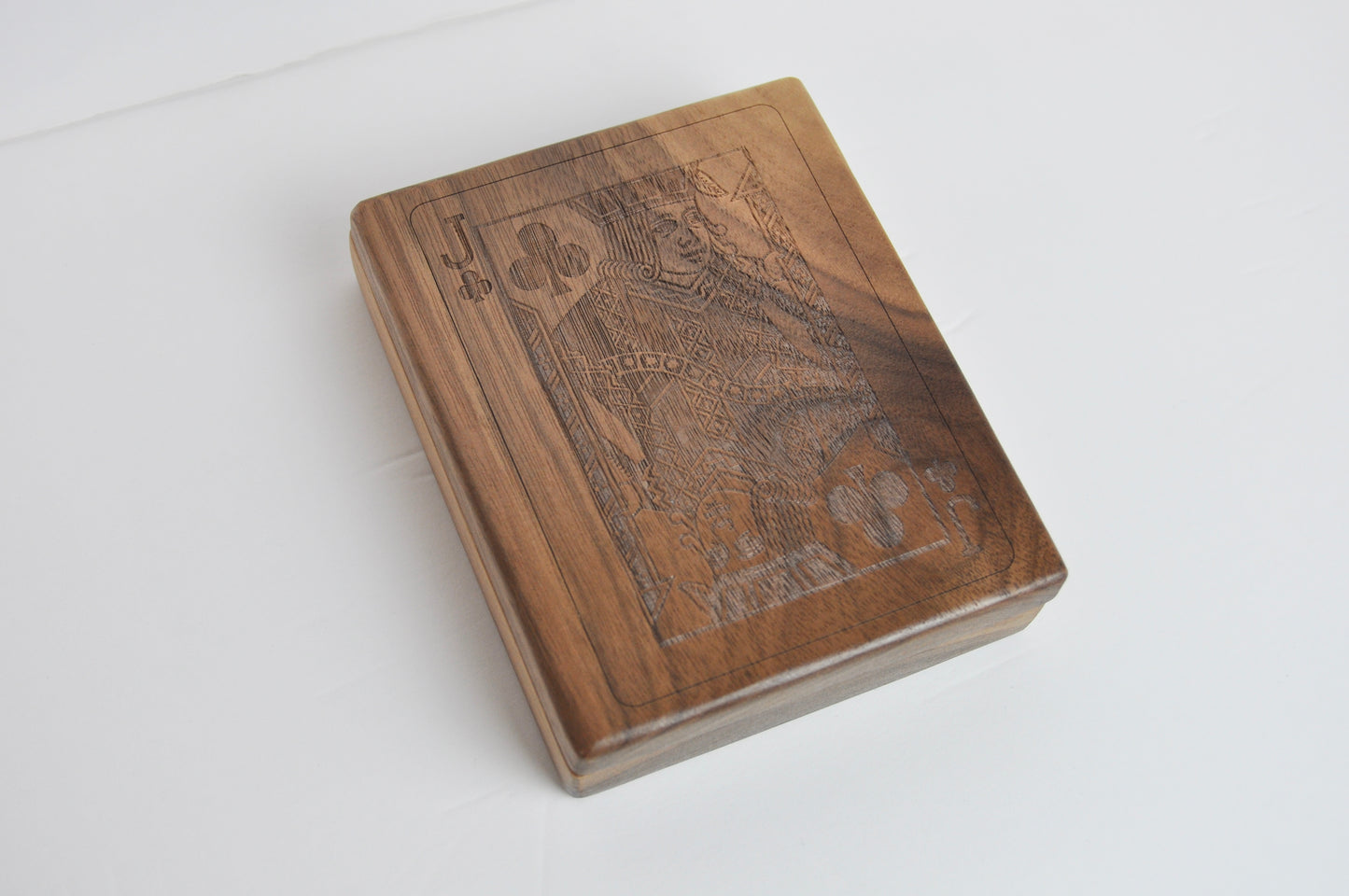 Custom Wood Playing Card Box