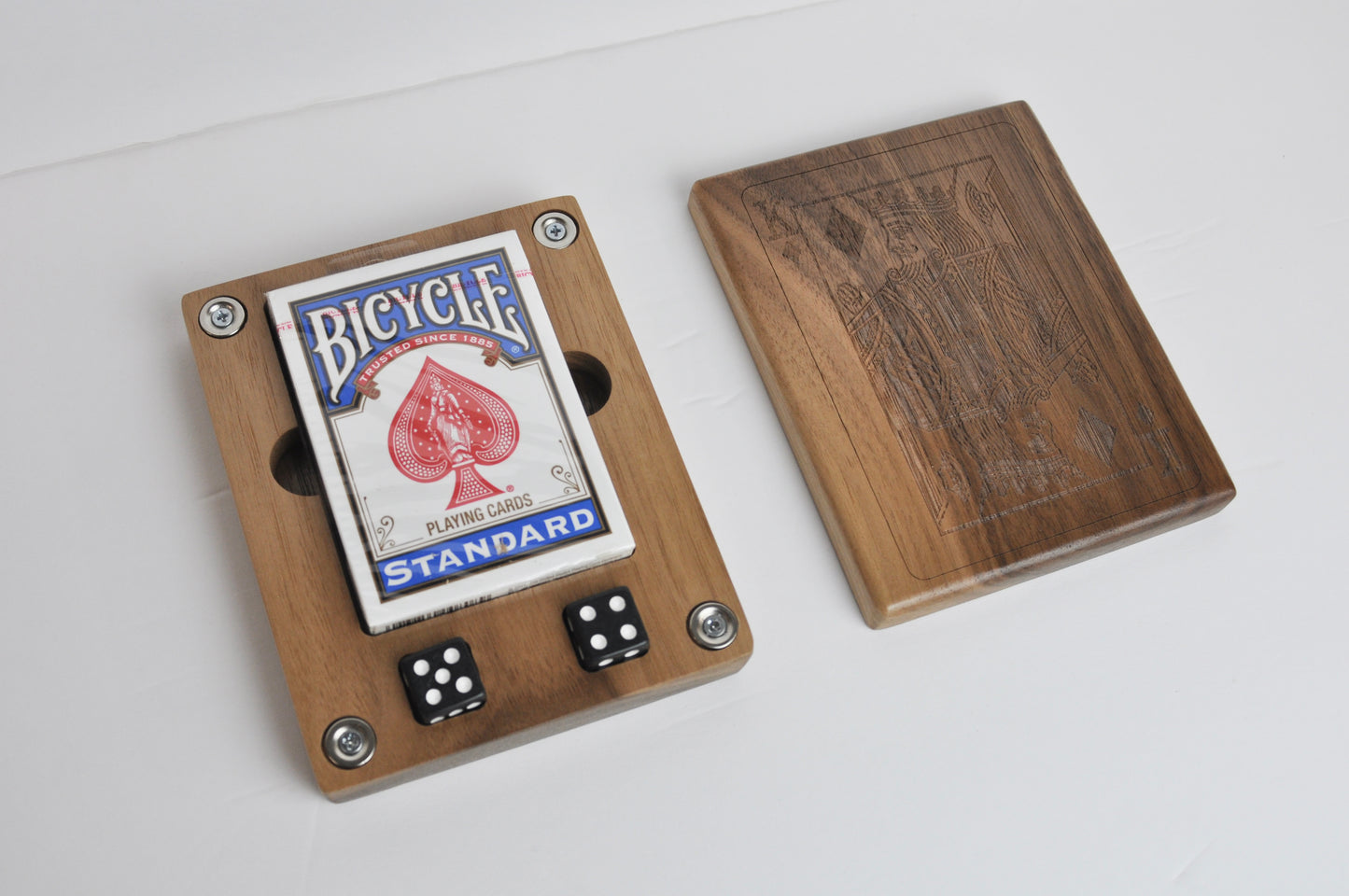 Custom Wood Playing Card Box
