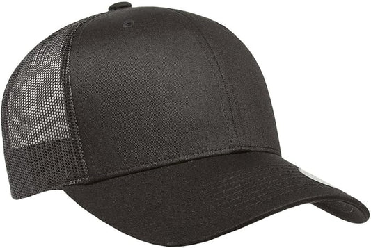 Custom Engraved Leather Patch Trucker Hat