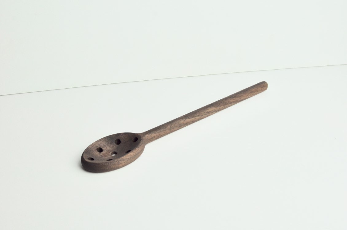 Slotted Wood Spoon