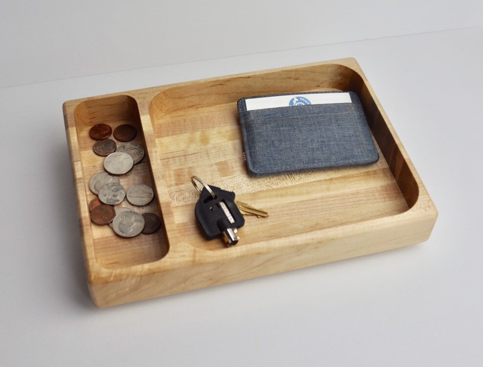 Rectangle Wood Valet/Catchall Tray