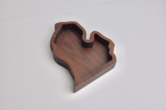 Michigan Wood Snack Tray