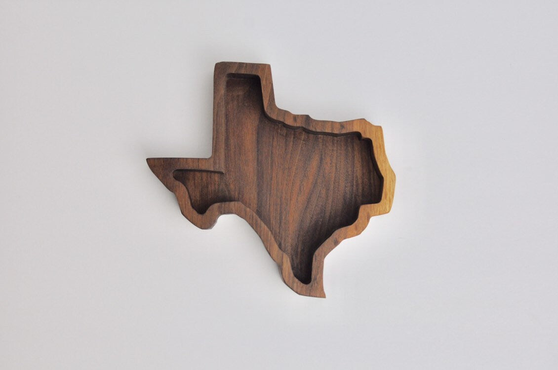 Texas Wood Snack Tray