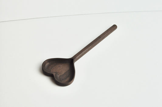 Heart Shaped Wood Spoon