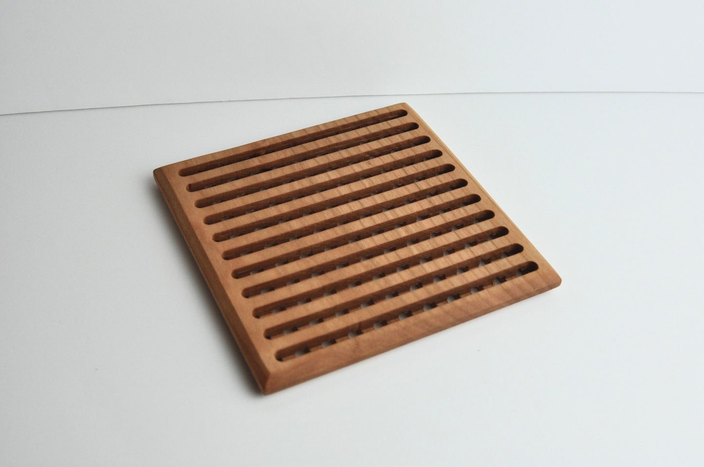 6" Square Wood Trivet/Hot Plate