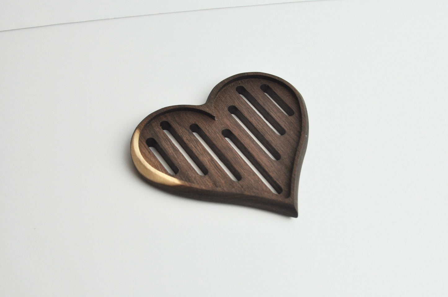 Heart Shaped Wood Trivet/Hot Plate