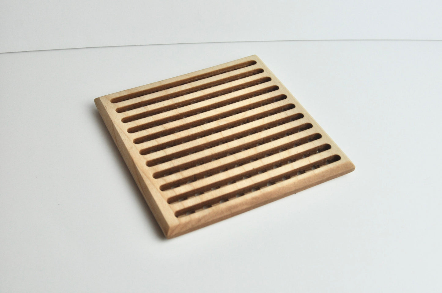 6" Square Wood Trivet/Hot Plate