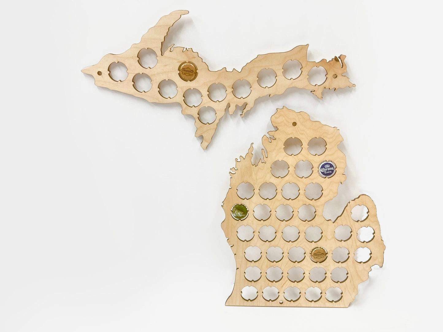 Michigan Beer Cap Map