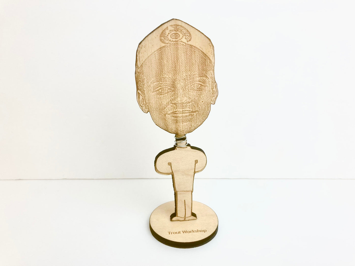 Custom Wood Bobble Head