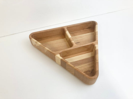 Triangle Wood Valet/Catchall Tray