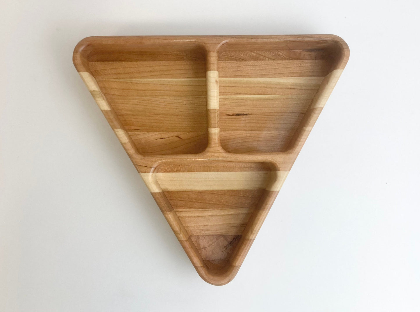 Triangle Wood Valet/Catchall Tray