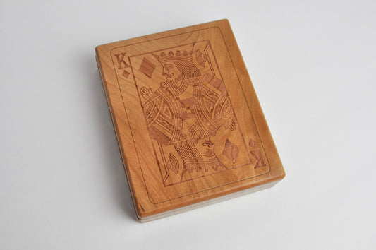 Custom Wood Playing Card Box