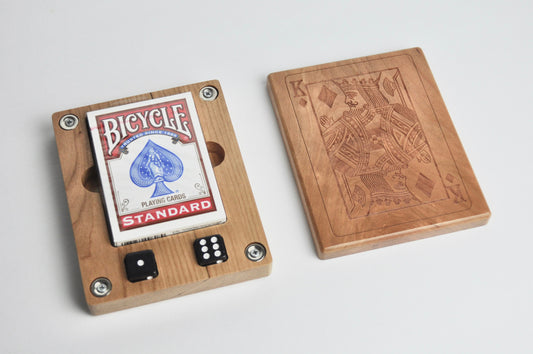 Custom Wood Playing Card Box