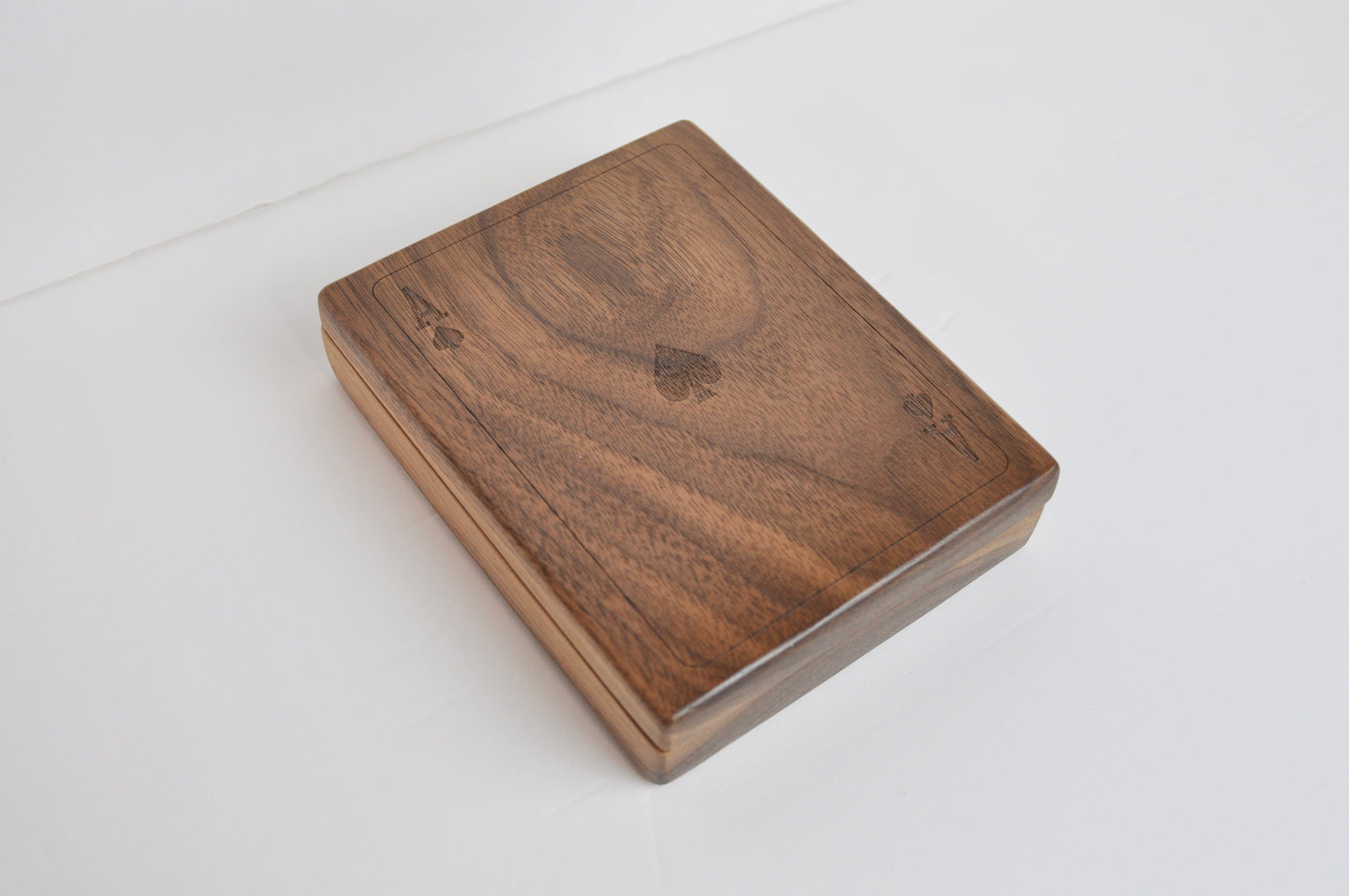 Custom Wood Playing Card Box