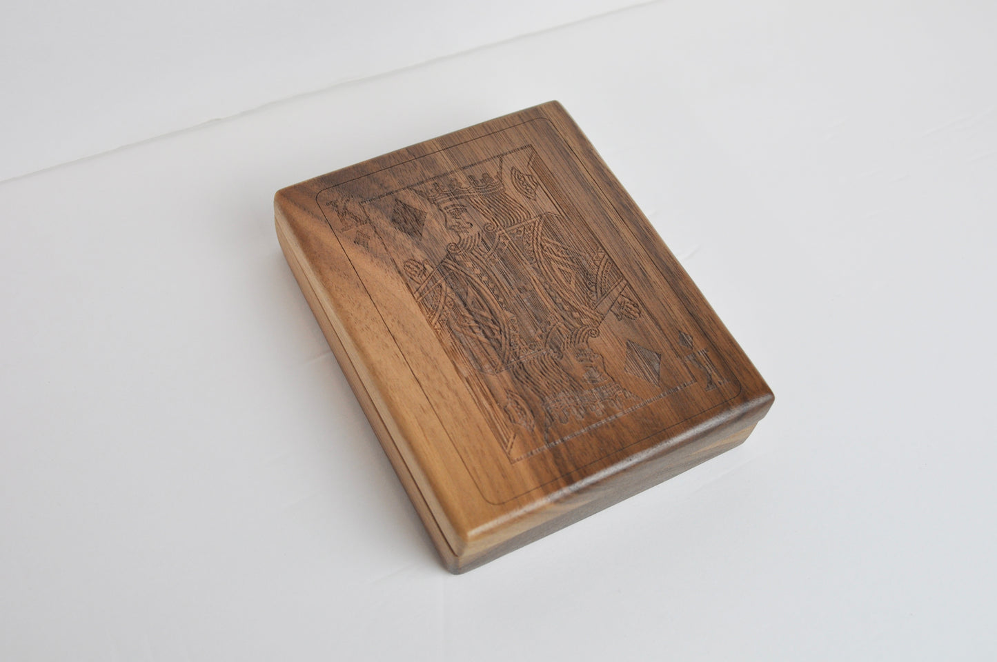 Custom Wood Playing Card Box